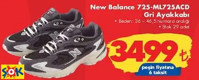 NEW BALANCE 725-ML725ACD GRİ AYAKKABI